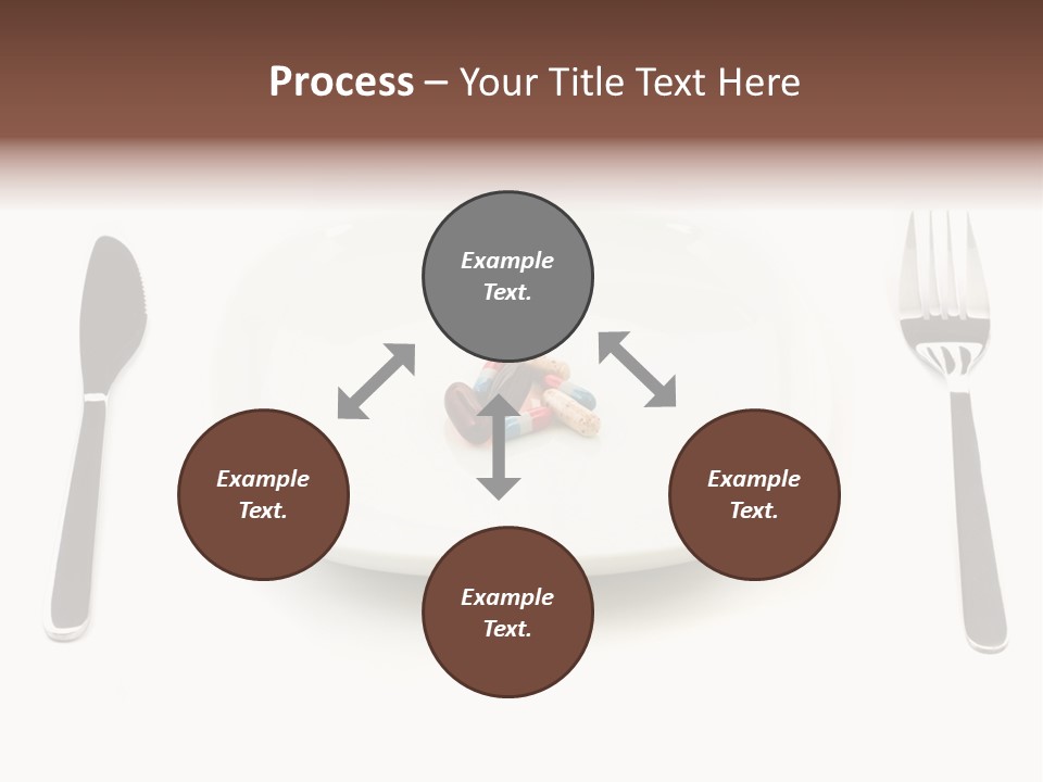 Addiction Knife Nutrition PowerPoint Template