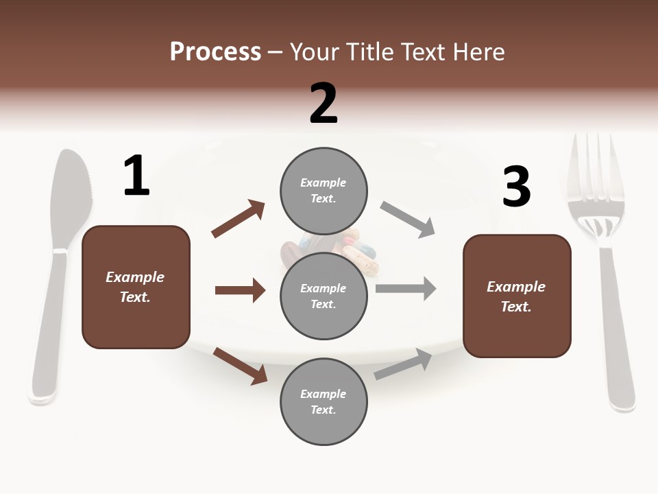 Addiction Knife Nutrition PowerPoint Template
