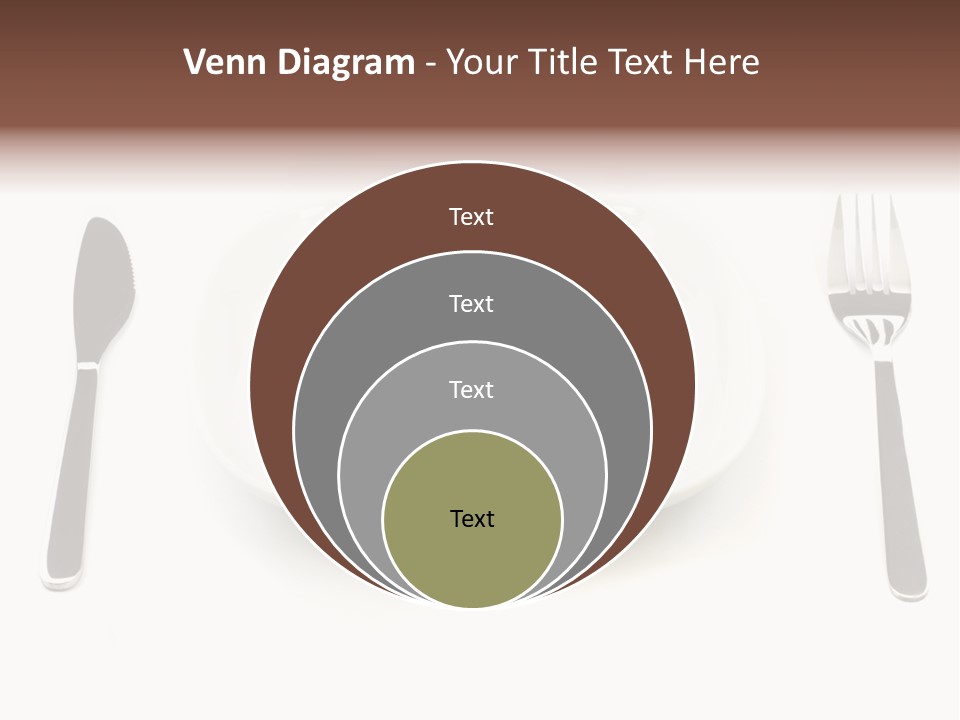 Addiction Knife Nutrition PowerPoint Template
