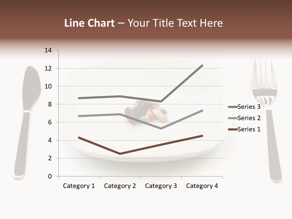 Addiction Knife Nutrition PowerPoint Template