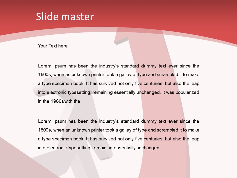 Gain Expense Man PowerPoint Template