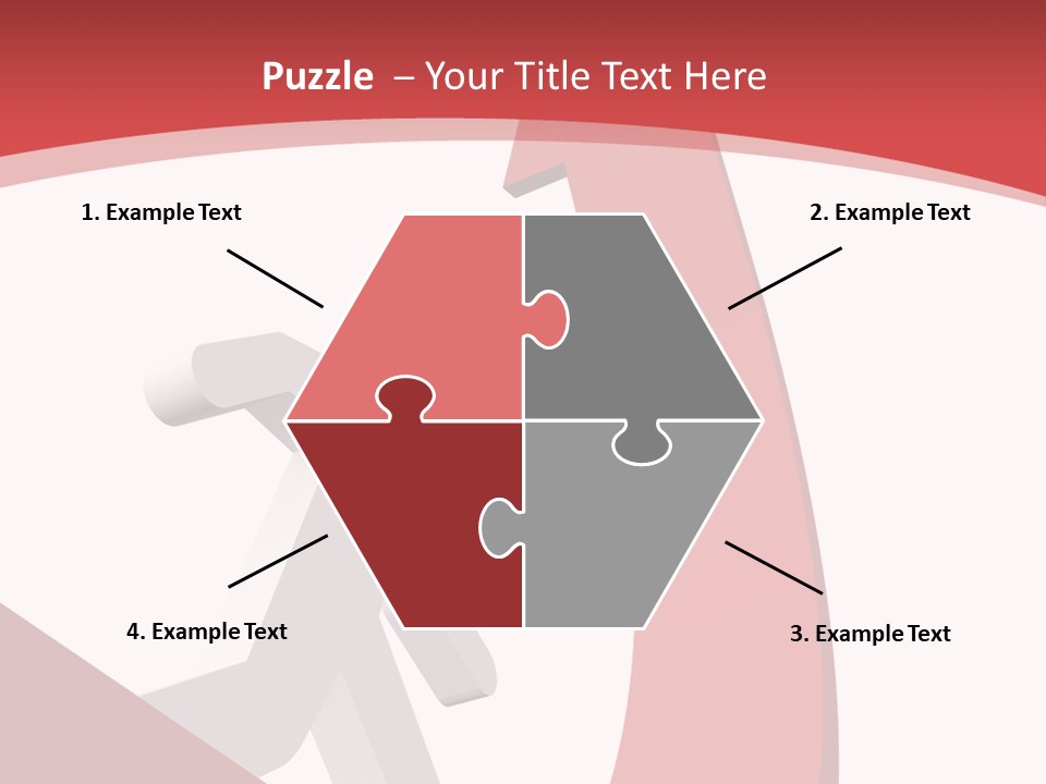 Gain Expense Man PowerPoint Template