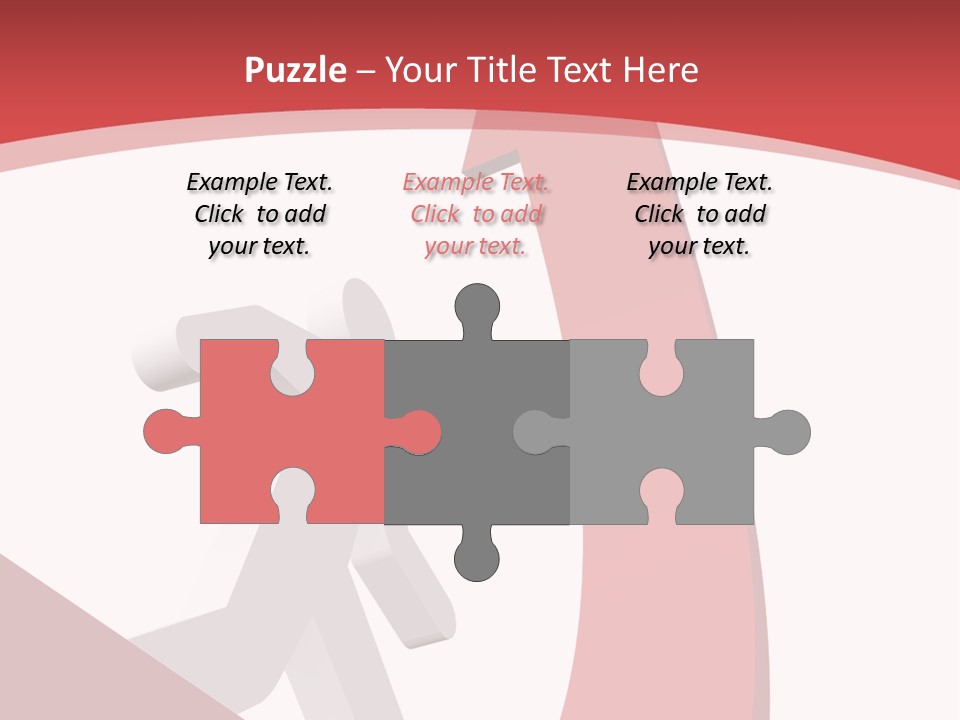 Gain Expense Man PowerPoint Template