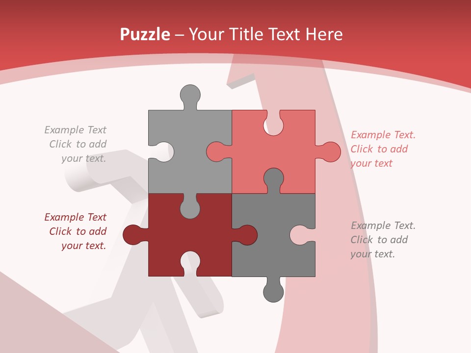 Gain Expense Man PowerPoint Template