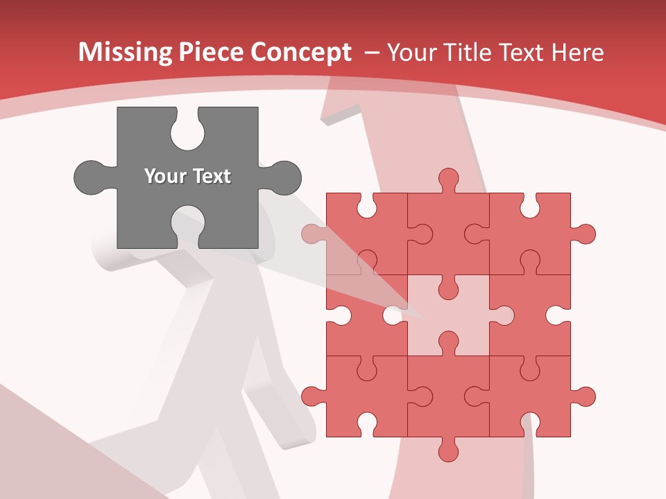 Gain Expense Man PowerPoint Template