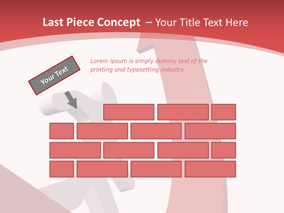 Gain Expense Man PowerPoint Template