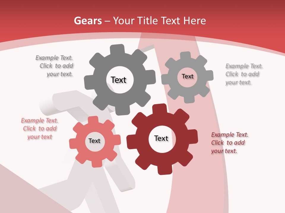 Gain Expense Man PowerPoint Template