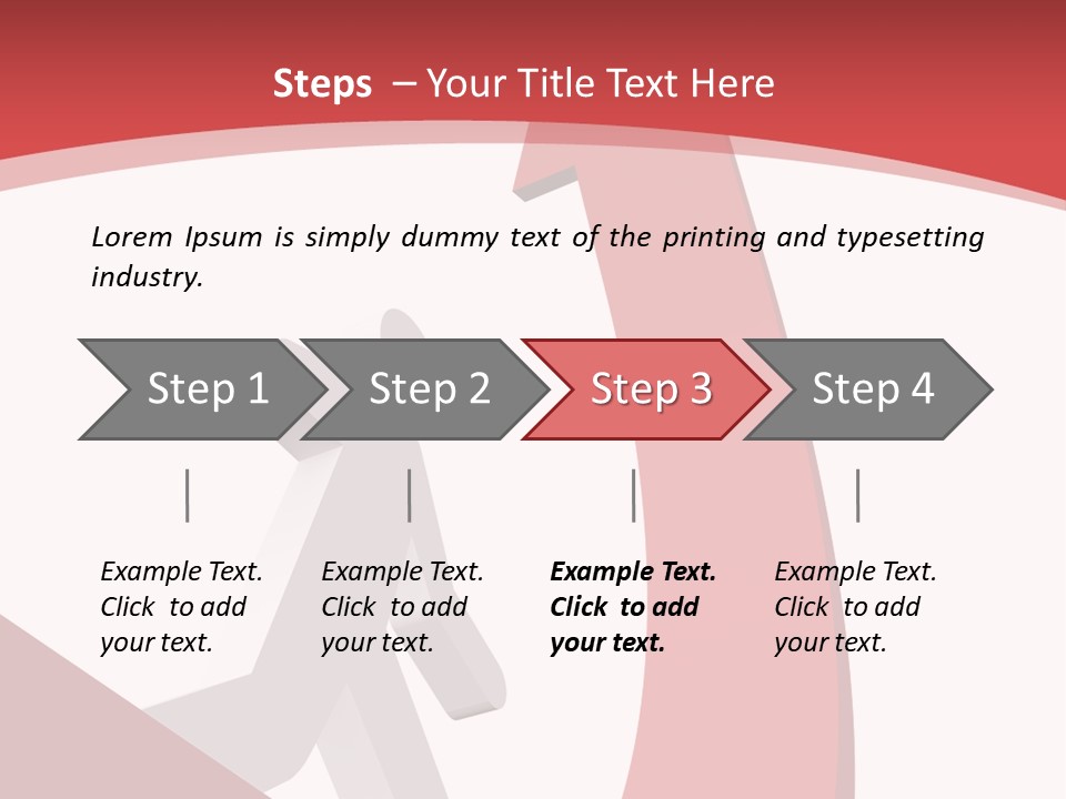 Gain Expense Man PowerPoint Template