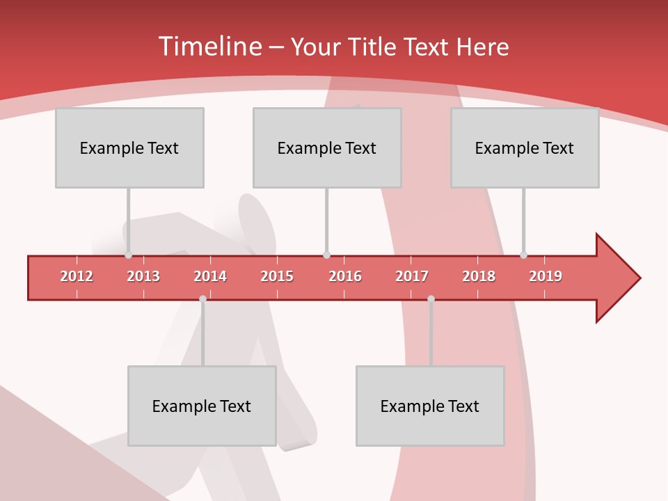 Gain Expense Man PowerPoint Template