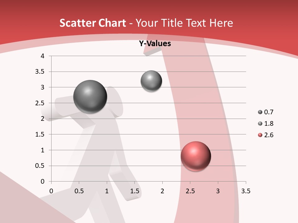 Gain Expense Man PowerPoint Template