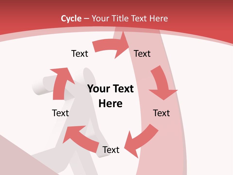 Gain Expense Man PowerPoint Template