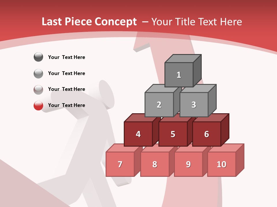 Gain Expense Man PowerPoint Template