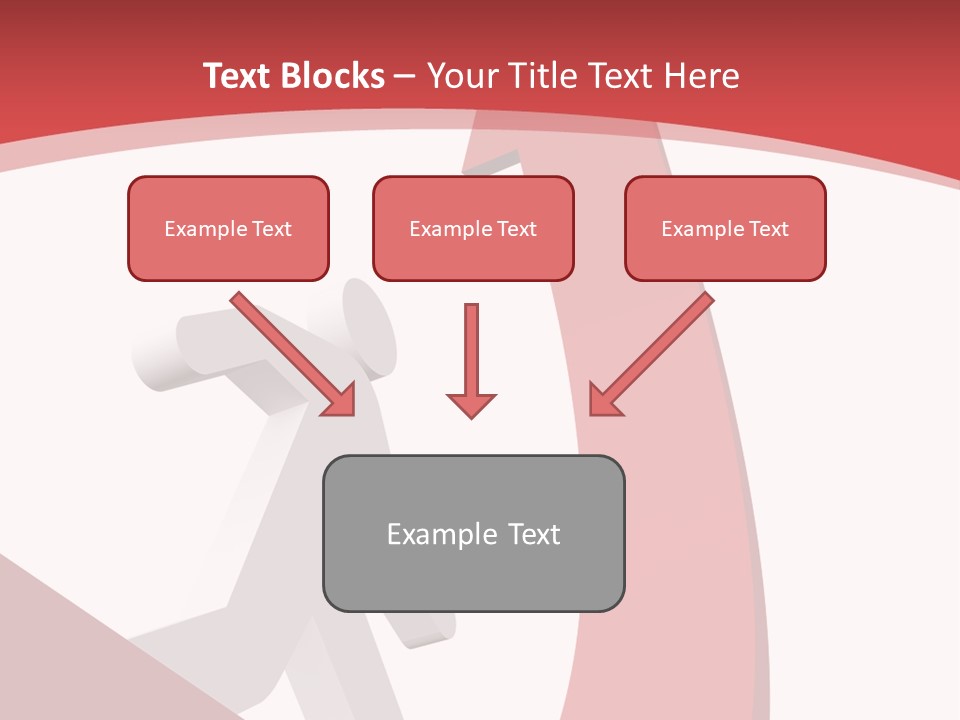 Gain Expense Man PowerPoint Template