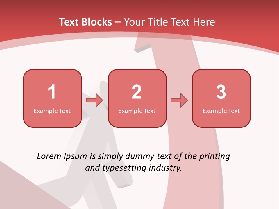 Gain Expense Man PowerPoint Template