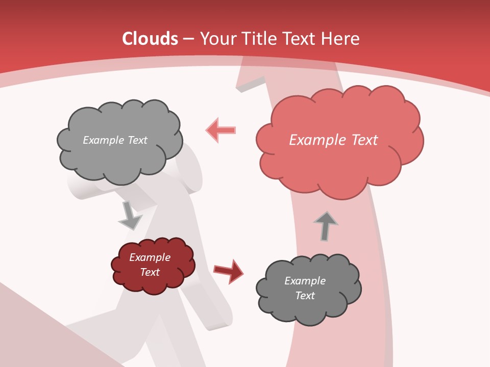 Gain Expense Man PowerPoint Template