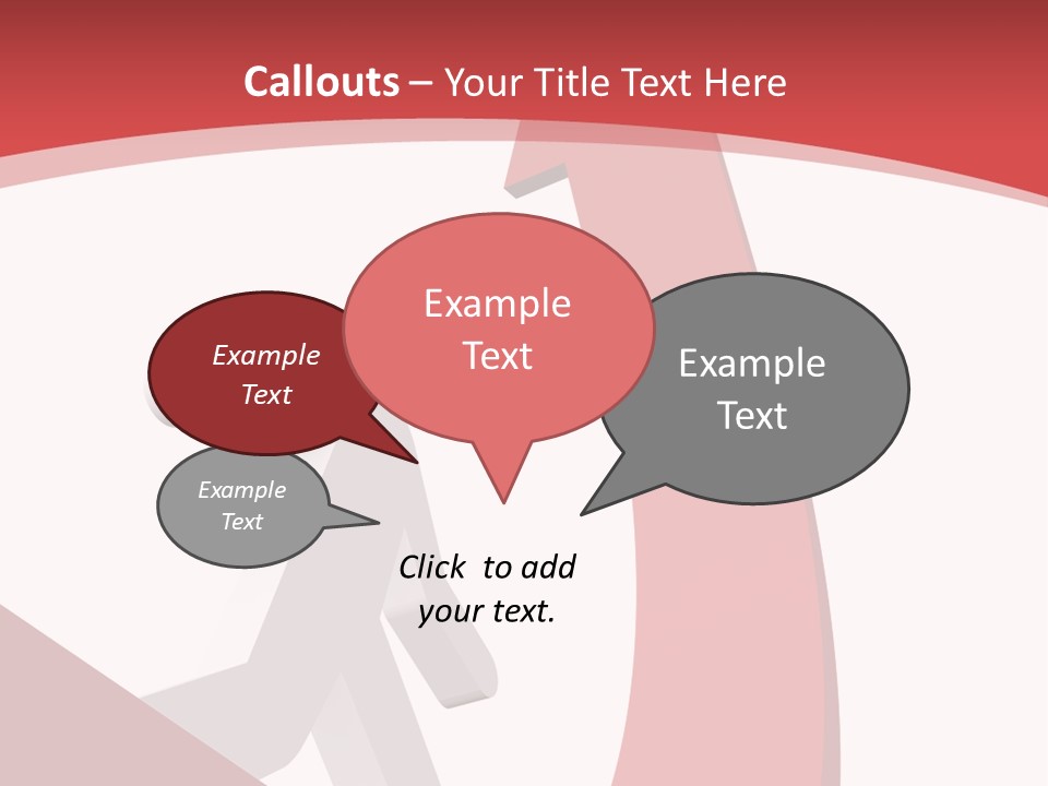 Gain Expense Man PowerPoint Template