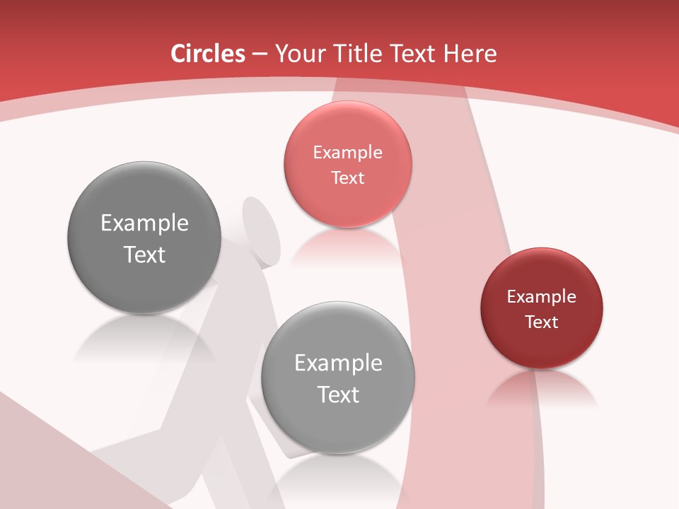 Gain Expense Man PowerPoint Template