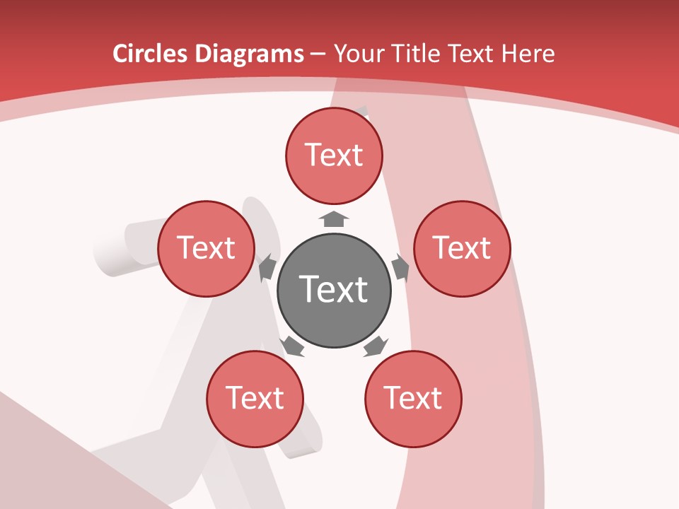 Gain Expense Man PowerPoint Template