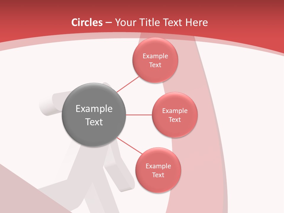 Gain Expense Man PowerPoint Template