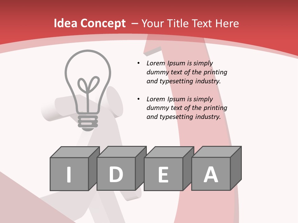 Gain Expense Man PowerPoint Template