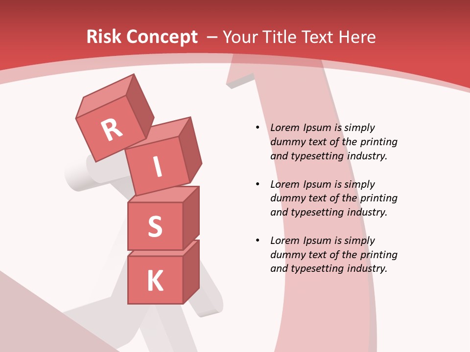 Gain Expense Man PowerPoint Template