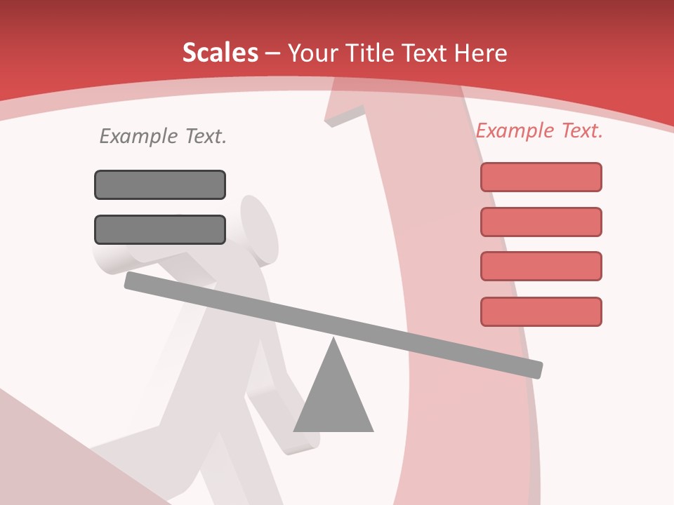 Gain Expense Man PowerPoint Template