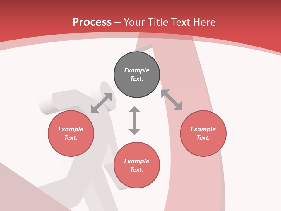 Gain Expense Man PowerPoint Template