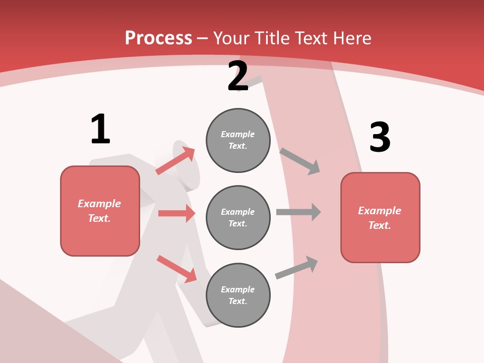 Gain Expense Man PowerPoint Template