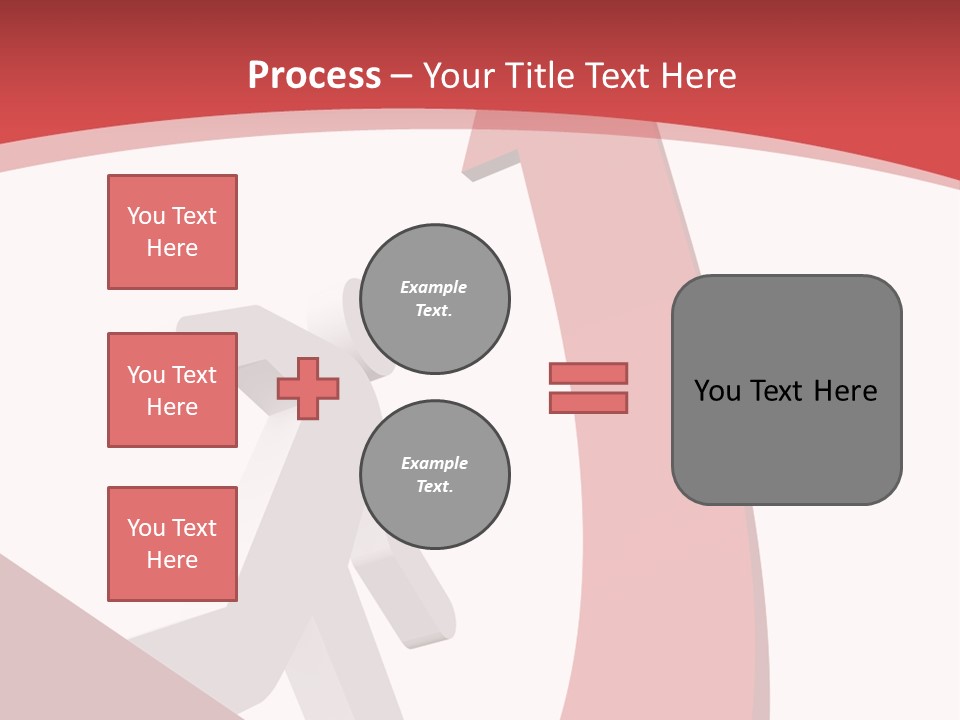 Gain Expense Man PowerPoint Template
