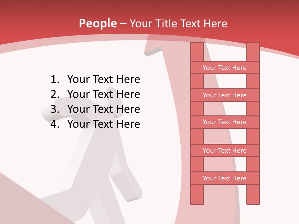 Gain Expense Man PowerPoint Template