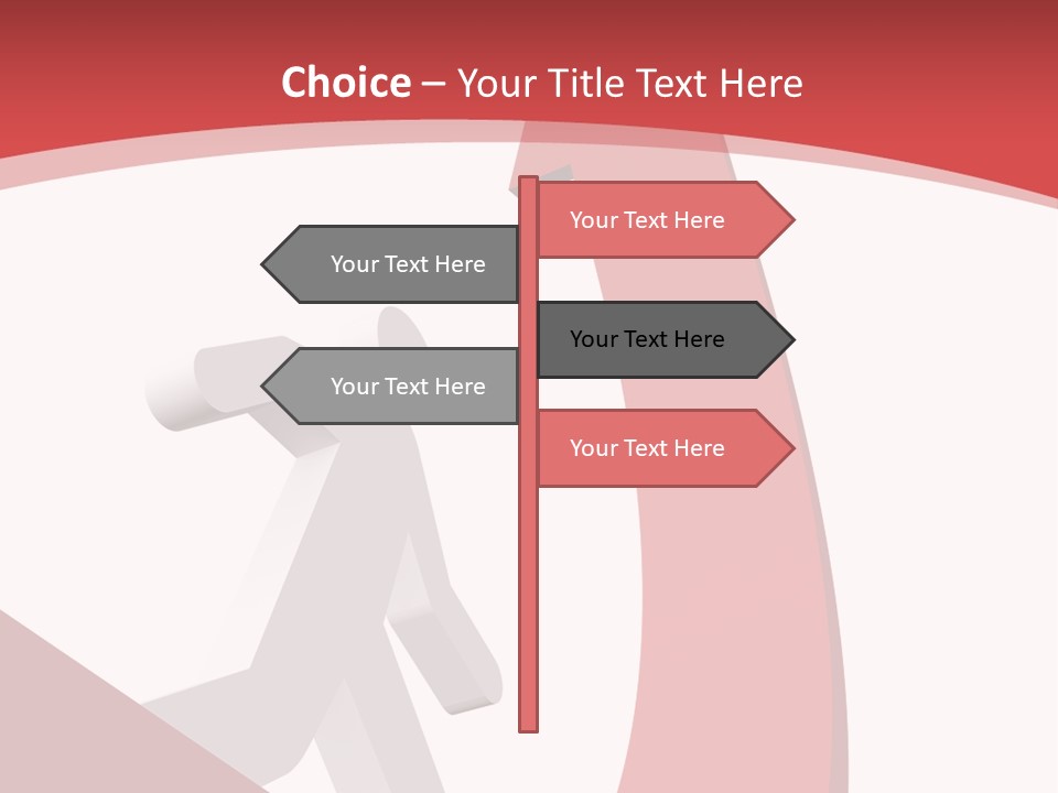 Gain Expense Man PowerPoint Template