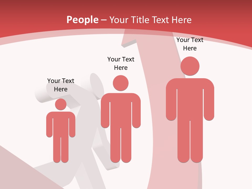 Gain Expense Man PowerPoint Template