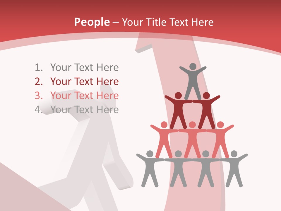 Gain Expense Man PowerPoint Template