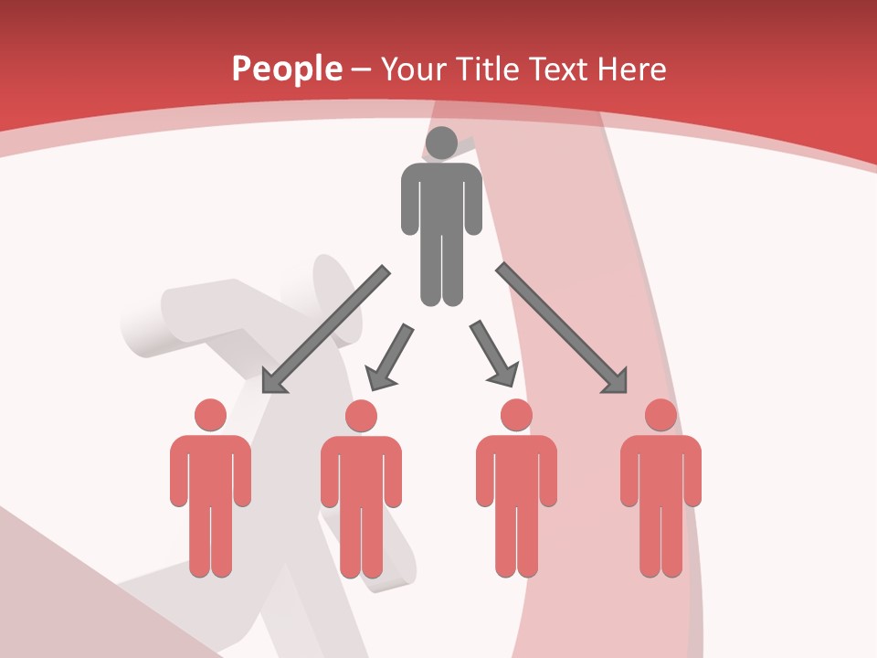 Gain Expense Man PowerPoint Template