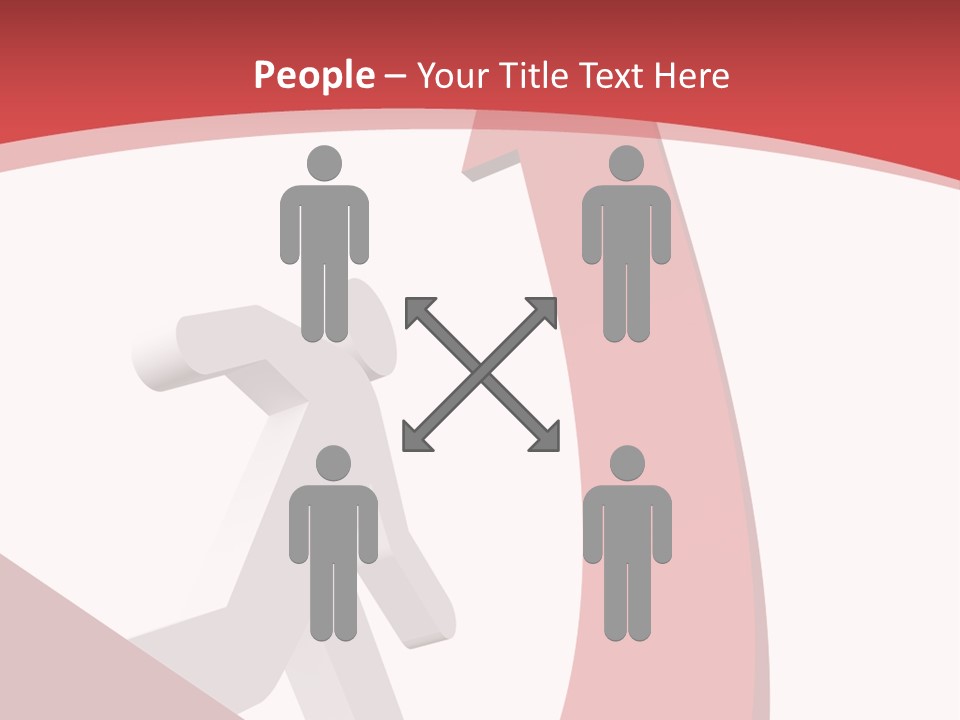 Gain Expense Man PowerPoint Template