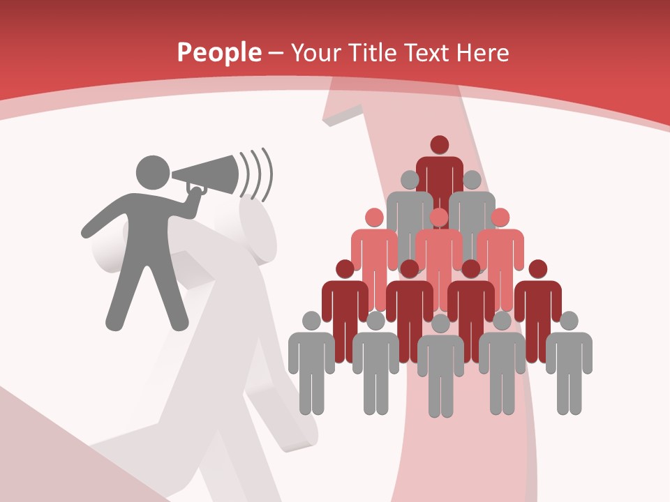 Gain Expense Man PowerPoint Template