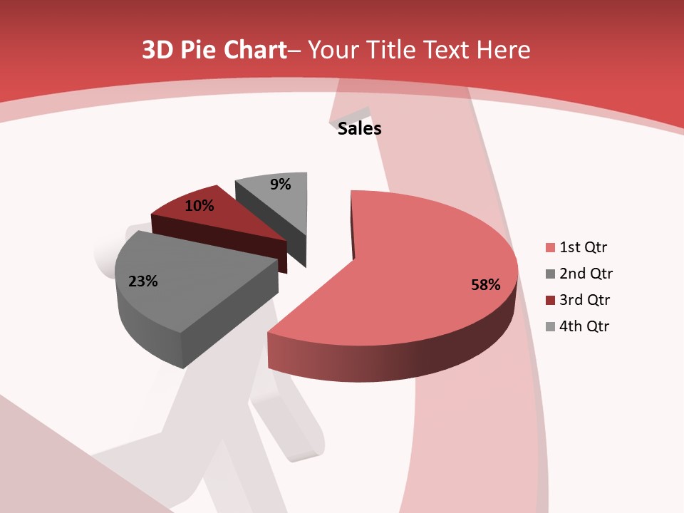 Gain Expense Man PowerPoint Template