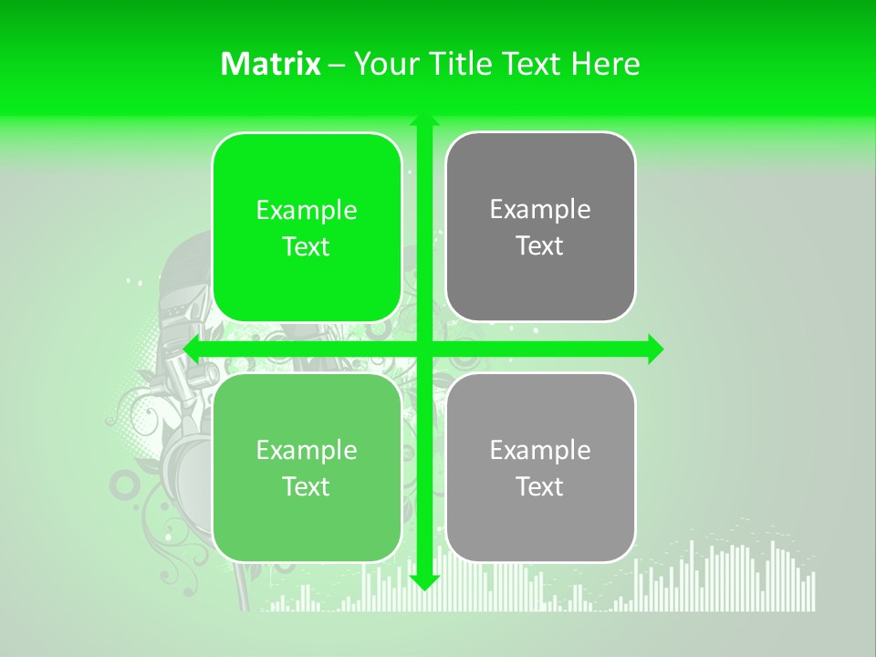 Musical Vector Swirl PowerPoint Template