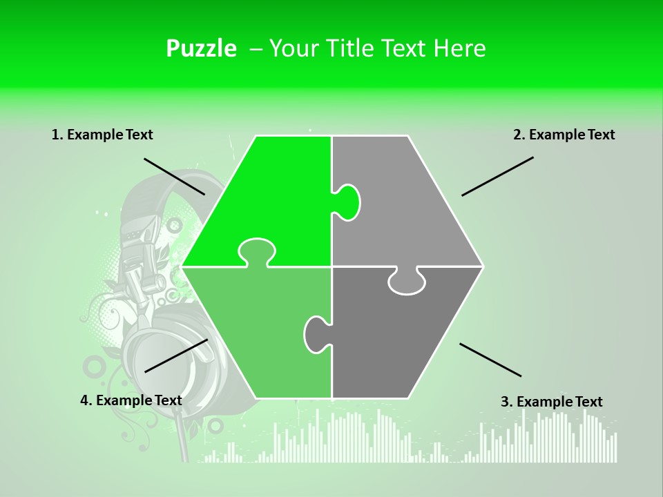 Musical Vector Swirl PowerPoint Template