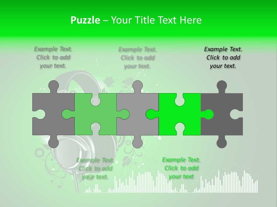 Musical Vector Swirl PowerPoint Template