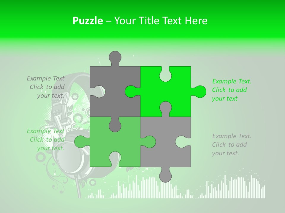 Musical Vector Swirl PowerPoint Template