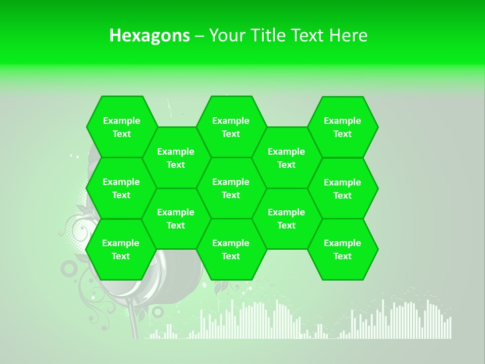 Musical Vector Swirl PowerPoint Template