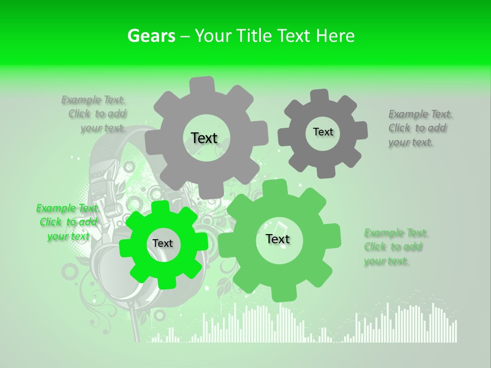 Musical Vector Swirl PowerPoint Template