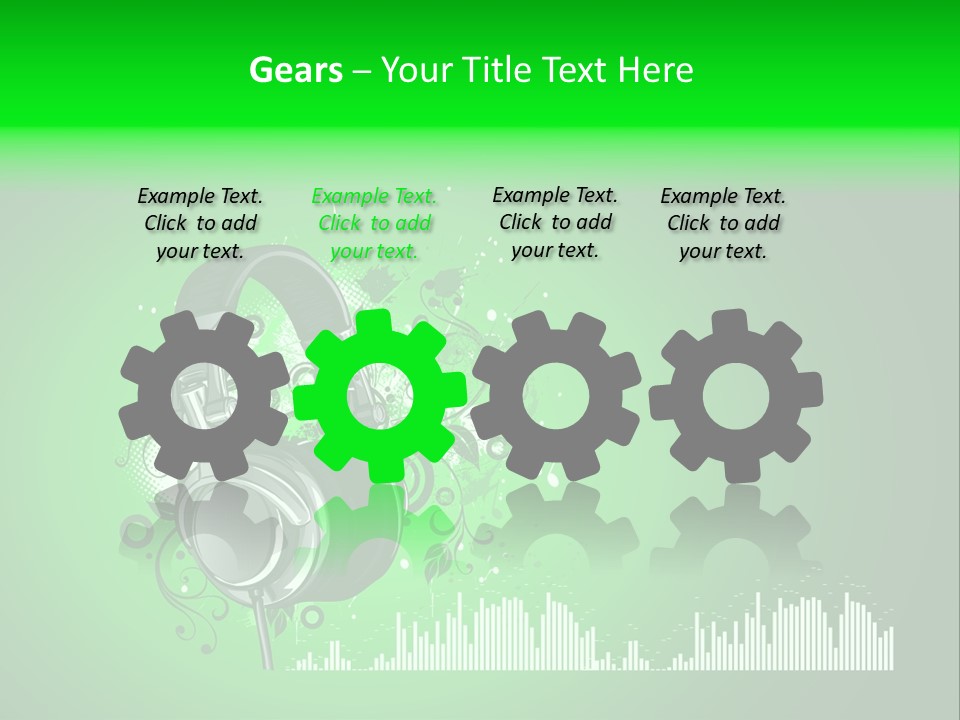 Musical Vector Swirl PowerPoint Template