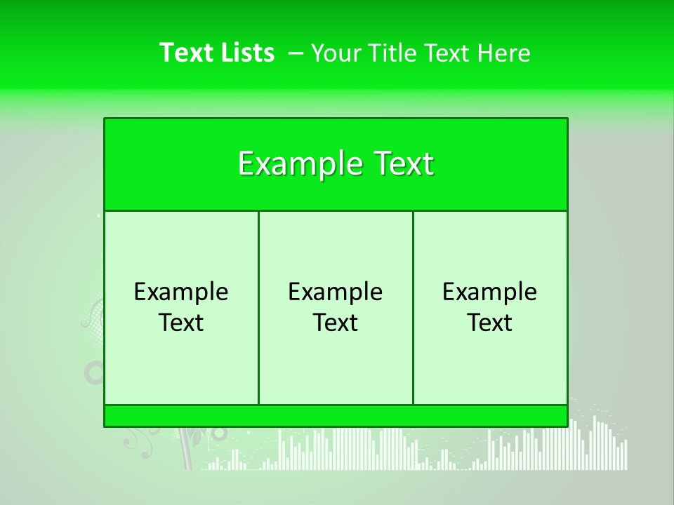 Musical Vector Swirl PowerPoint Template
