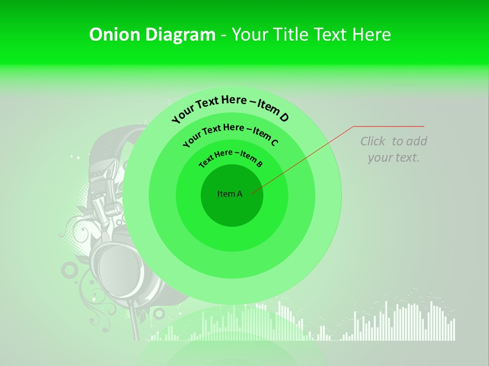 Musical Vector Swirl PowerPoint Template