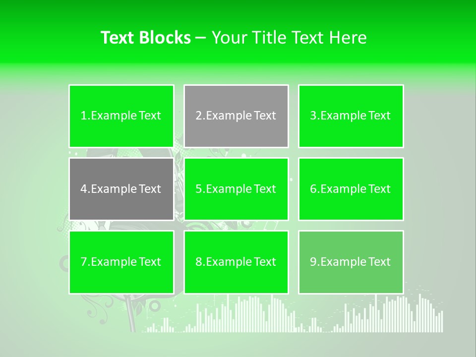 Musical Vector Swirl PowerPoint Template