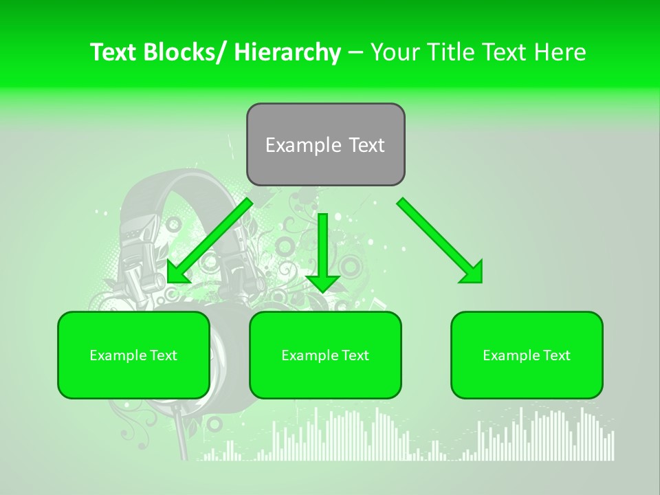 Musical Vector Swirl PowerPoint Template