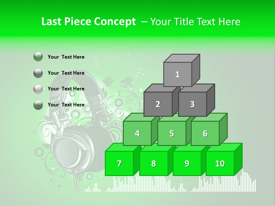 Musical Vector Swirl PowerPoint Template