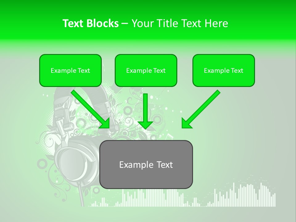 Musical Vector Swirl PowerPoint Template